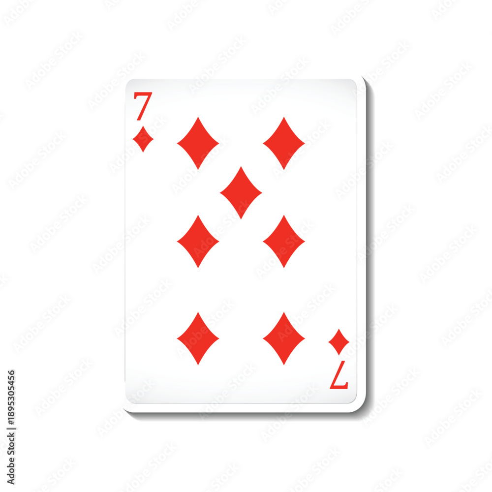 Obraz premium poker playing card vector