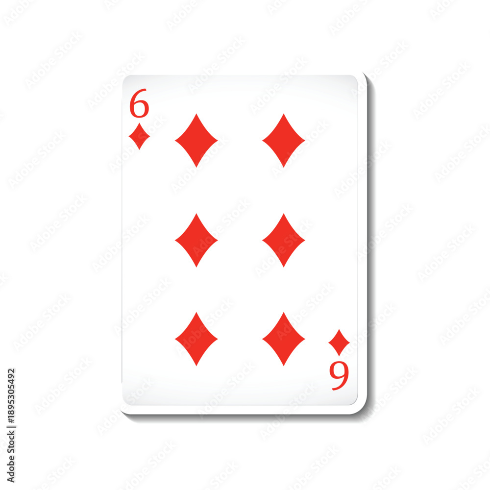 Obraz premium poker playing card vector