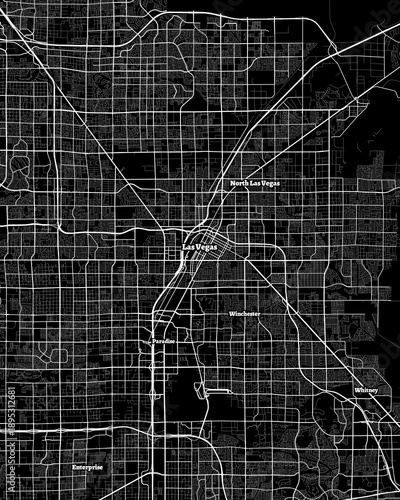 Photography Las Vegas Nevada map