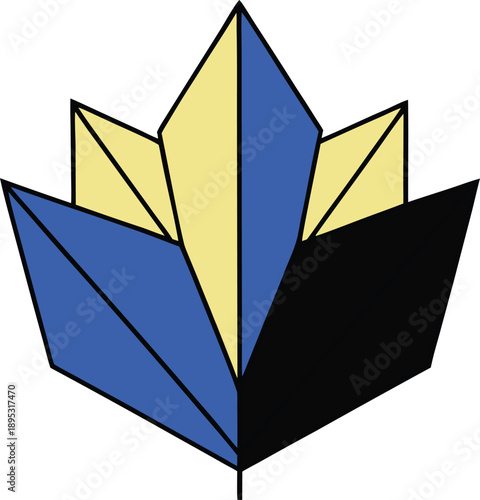 Gold leaf folded textures with muted tones minimal thanksgiving