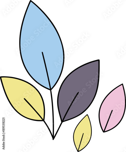 Thanksgiving poster with abstract gold leaf bloom