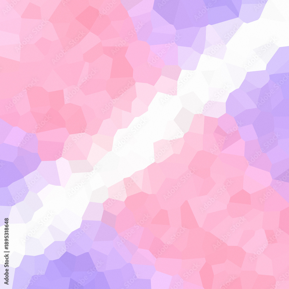 Fototapeta premium Pink purple faceted mosaic light backdrop