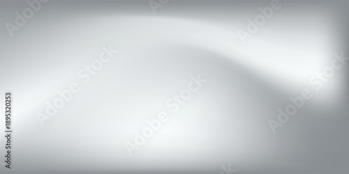Silver foil background with metal mirror texture. Chrome gradient surface with light gloss.