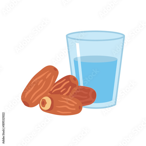 Healthy Hydration: Dates and Water