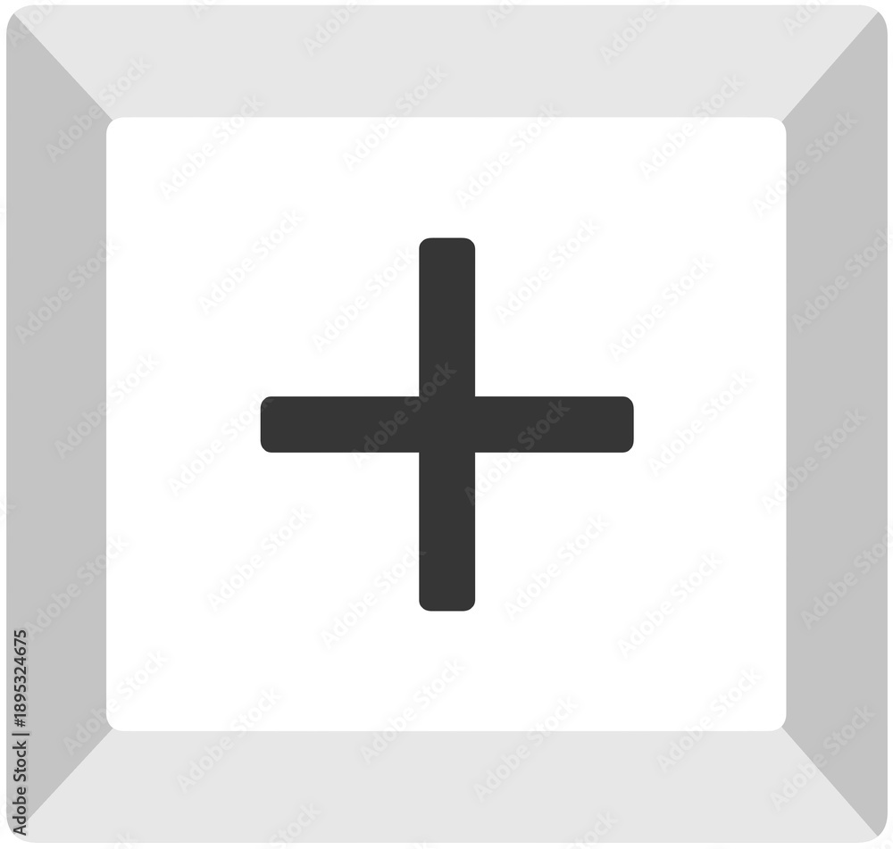 Obraz premium 플러스 키