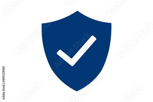 blue shield check mark icon security protection verified trust approval symbol png transparent background