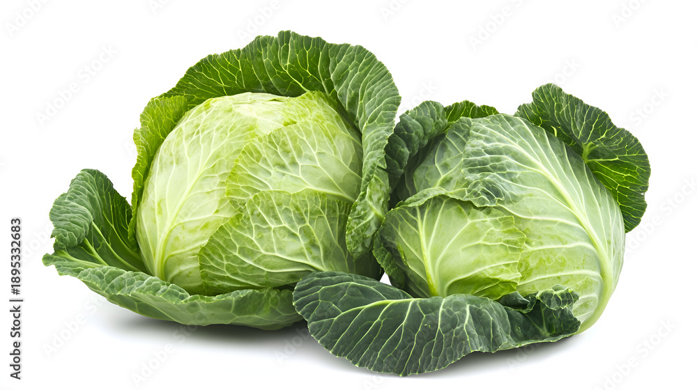 Obraz premium cabbage isolated on white