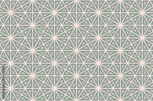 A background pattern of triangles and squares in a light blue and gray color
