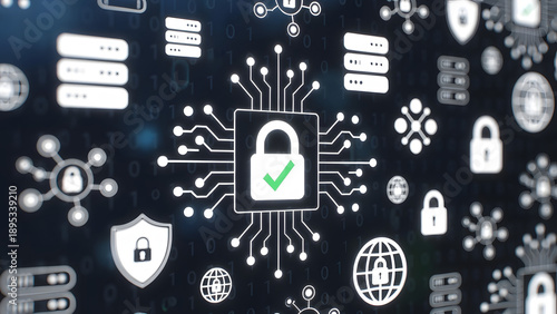 Internet Servers Technology Cyber Security AI Haker Computer Future Technology Technology Power Information Technology Data Base Infrastructure