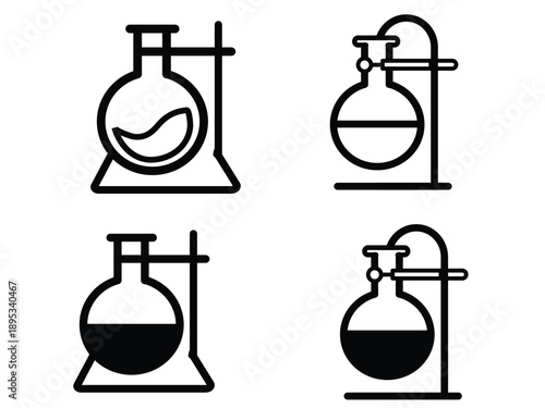 laboratory flask icon