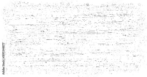 Black and white abstract textured background with horizontal lines and speckles