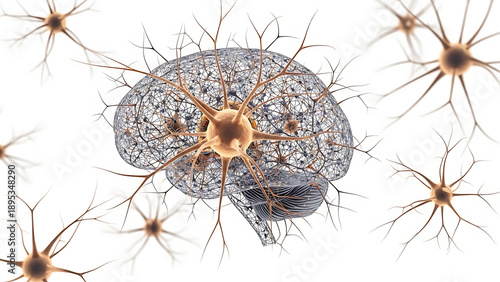 virus on black background