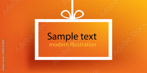 Christmas applique background. Vector illustration for your design.