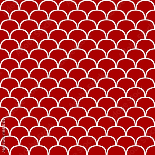 Maroon scallop pattern abstract background