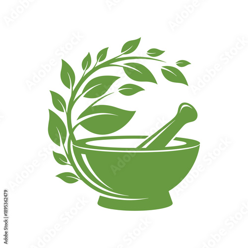 Natural Herbal Remedies Illustration