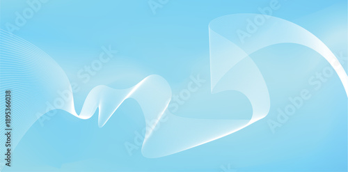 Bright blue abstract wave background with dynamic flowing shapes creating energetic modern visual motion