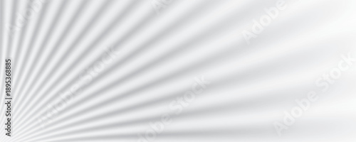 White empty room illuminated by the sun rays with table surface. Product presentation template.