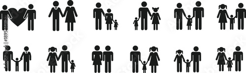 This title includes high-performing keywords like “family silhouette,” “inclusive icons,” “relationship combinations,” and “modern family,” which are frequently searched by buyers.