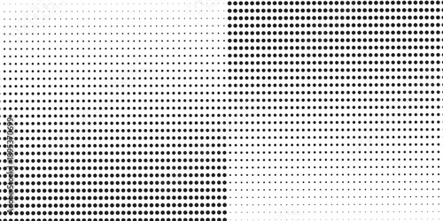 Grunge halftone gradient background. Faded grit noise texture. White and black sandy wallpaper.