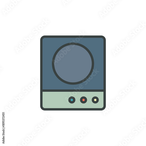 web video and mp3 player illustration