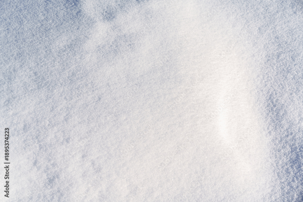 Obraz premium Tranquil Snowy Landscape Design. Gentle Snow Formation With Smooth Contours