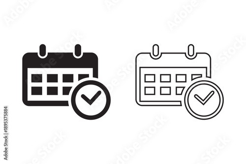 date set icon , day set icon