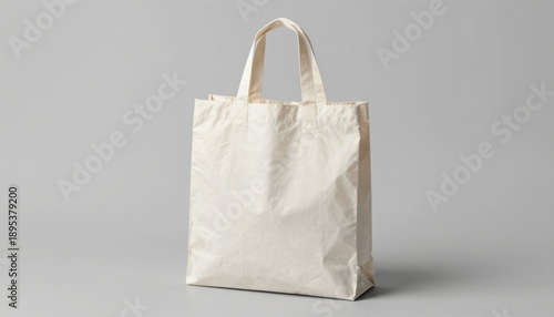 Wallpaper Mural Eco-friendly shopping bag minimalist design product photography studio setting neutral background Torontodigital.ca