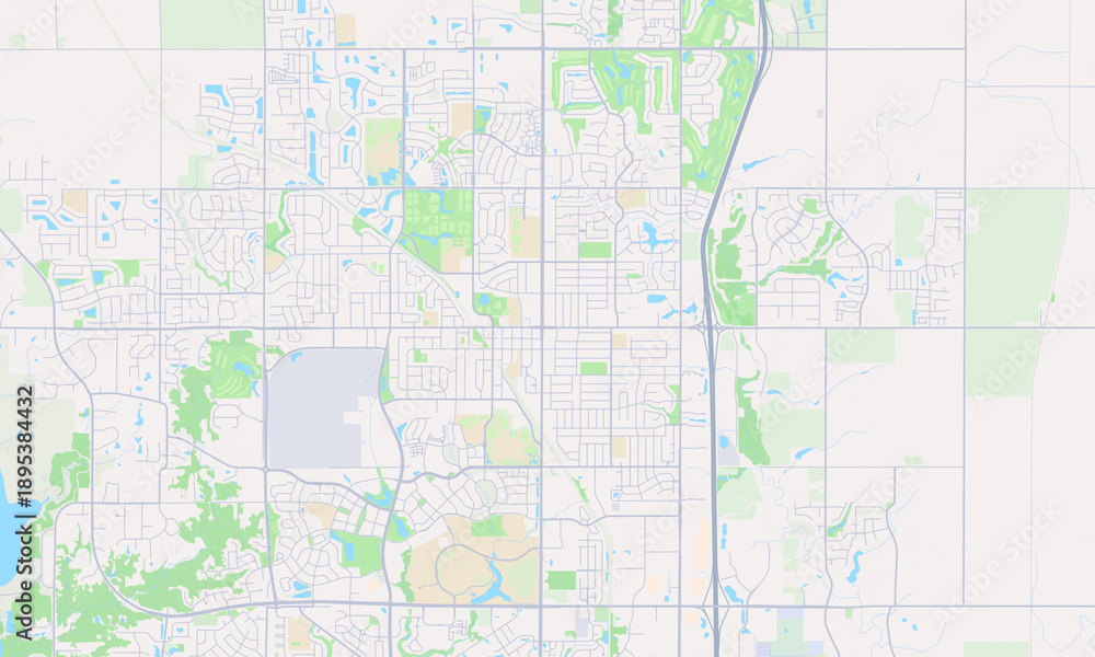 Fototapeta premium Ankeny Iowa map