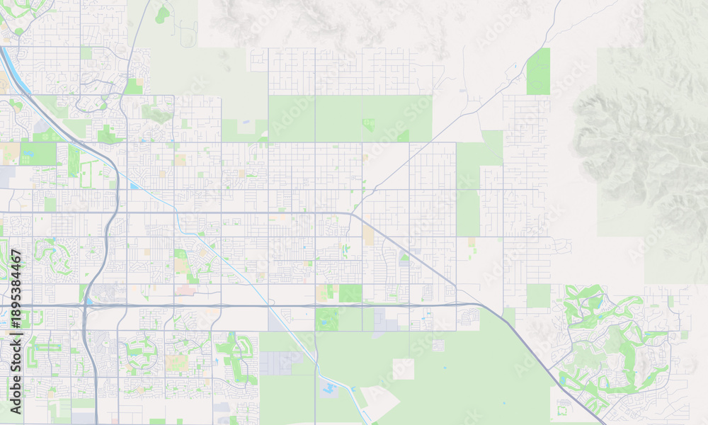 Obraz premium Apache Junction Arizona map
