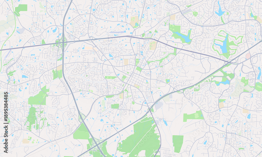 Obraz premium Apex North Carolina map