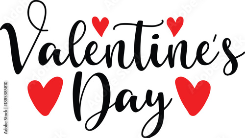 
Valentine’s Day typography text on plain white transparent isolated background for card, shirt, hoodie, sweatshirt, apparel, tag, mug, icon, poster or badge