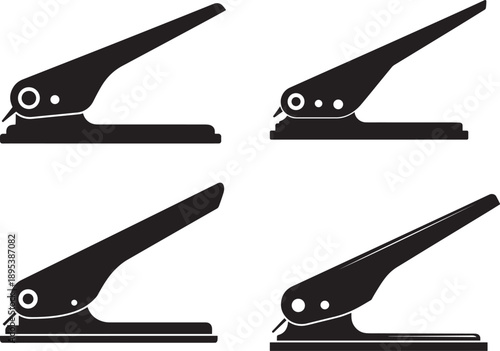 Office hole puncher icons
