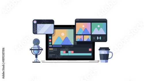 Creative digital tools for multimedia editing.