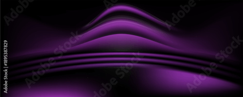 Stylish elegant black, purple background. 3d illustration, 3d rendering.
