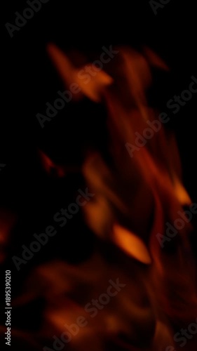 An abstract series showcasing mesmerizing fire flames against a dark, captivating background