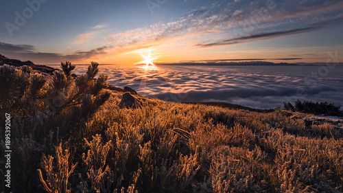 Sunrise at Babia Góra mountain, Poland