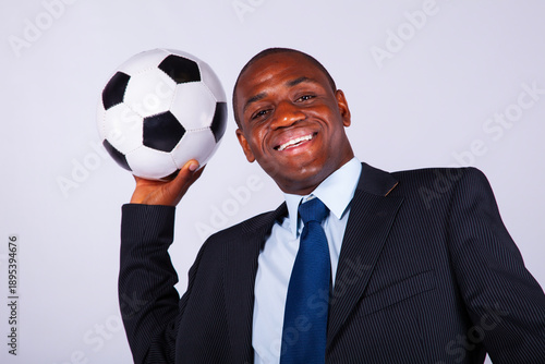 African soccer fan