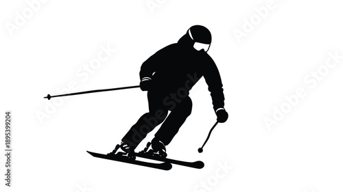 Two cyclists depicted in contrasting styles a bold silhouette