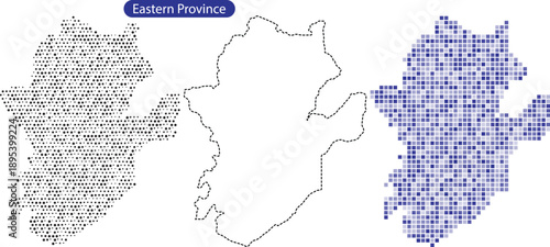 Eastern province map illustration