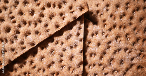 rye crispbread  texture. healthy food background