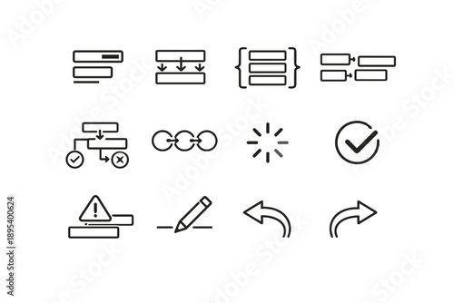 Bracket image arrow simple partial dependent generation conditional spinner icon vector arrows