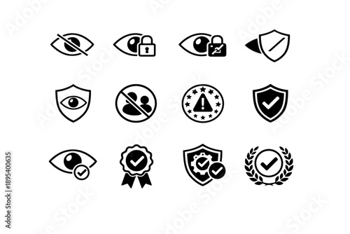 Ribbon certified hidden vector state control icon password set trust parental policy