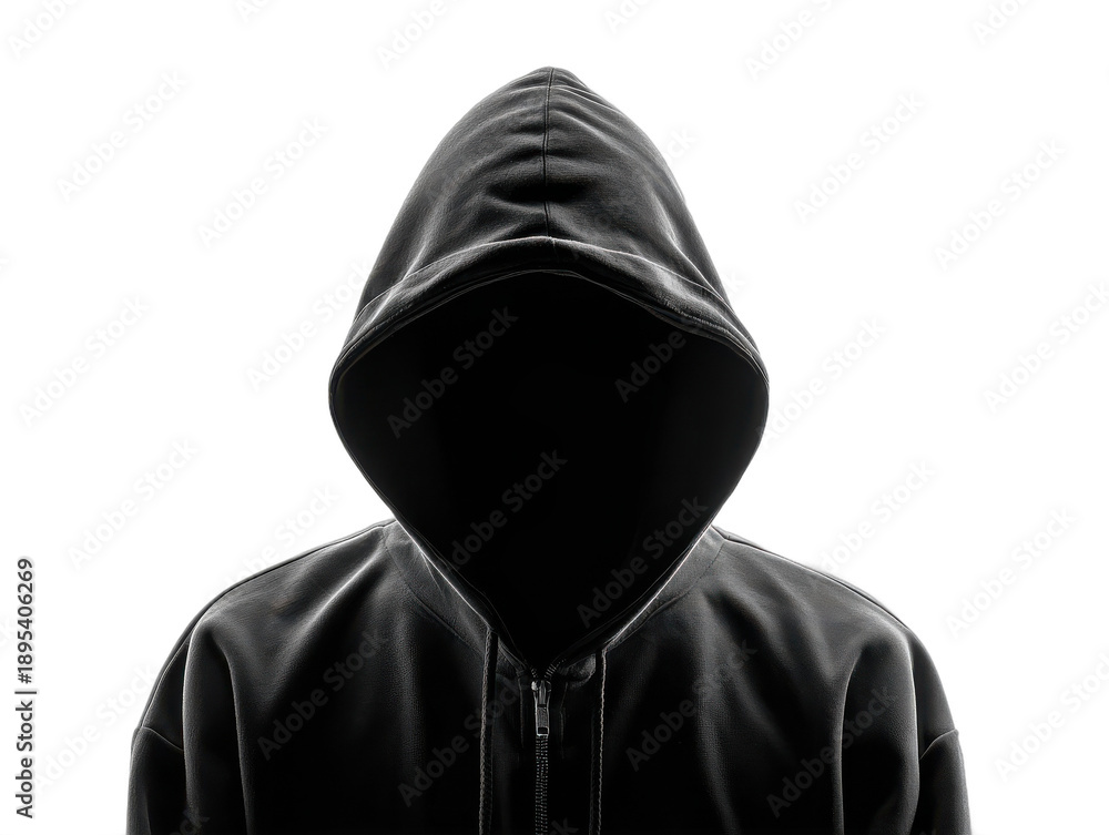 Naklejka premium anonymous user isolated on a transparent background 
