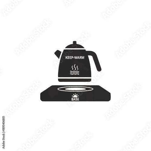 Electric Kettle with Keep Warm Function on Induction Base.