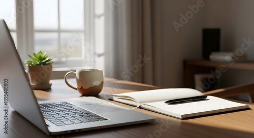 laptop and coffee
