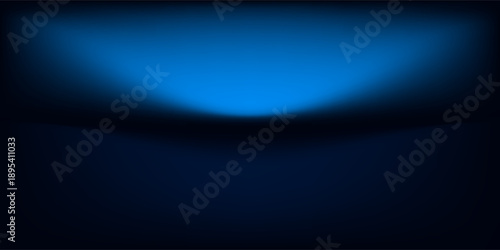 smooth gradient dark blue light studio room with copy space for you design background