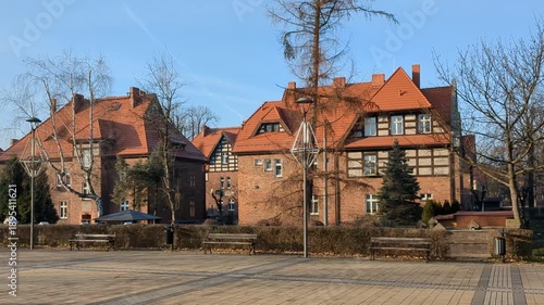 Historic estate of Dębieńsko mine in Czerwionka. Czerwionka-Leszczyny, Poland.
