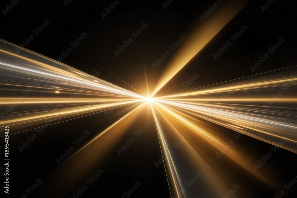 custom made wallpaper toronto digitalAbstract golden light rays with radiant crossing beams on dark background for branding