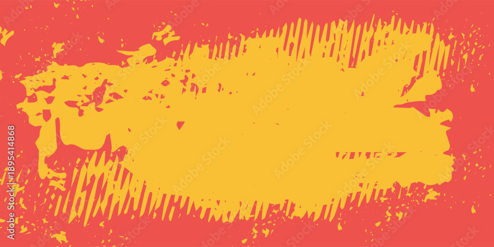 Obraz premium An abstract, expressive, textured background in a grunge style. Artistic, colorful splashes for text. A modern, creative design element for a banner.