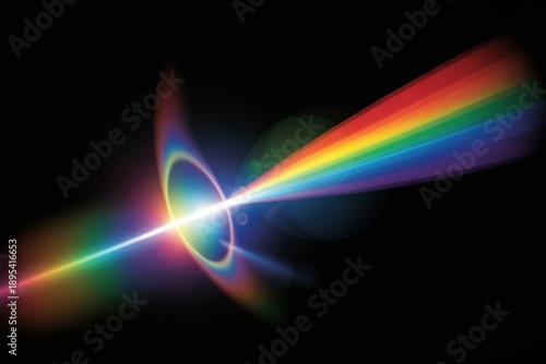 Wallpaper Mural Cinematic light flare effect with dramatic luminous streaks for motiongraphics Torontodigital.ca